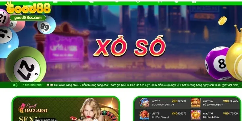 Lô Đề Good88 - Các Sảnh Chơi Lô Đề Trực Tuyến Uy Tín Nhất Nền Tảng 1 Sảnh lô đề trực tuyến chất lượng thu hút nhất năm 2025